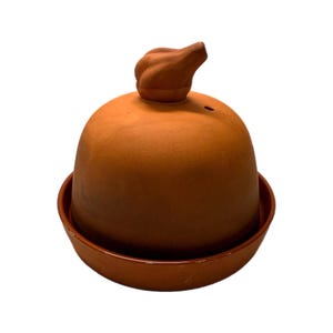 Vintage Terracotta Garlic Oven Baker / Roaster