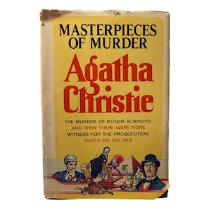 1977 Agatha Christie Masterpieces of Murder Hardcover Book