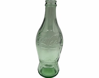 Vintage Coca-Cola Green 125th Anniversary Commemorative Green Bottle