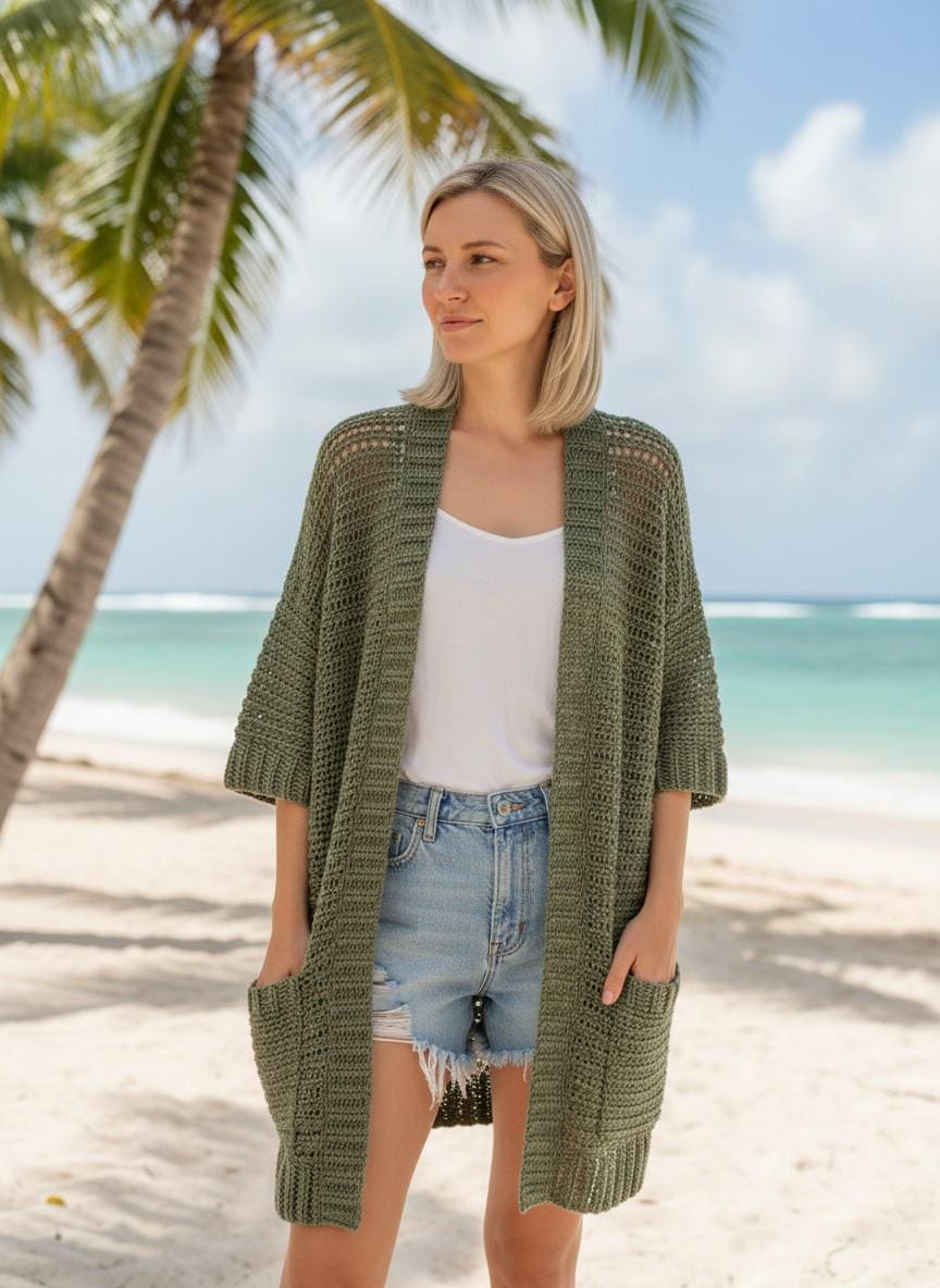 Drift Tide Lightweight Summer Cardigan