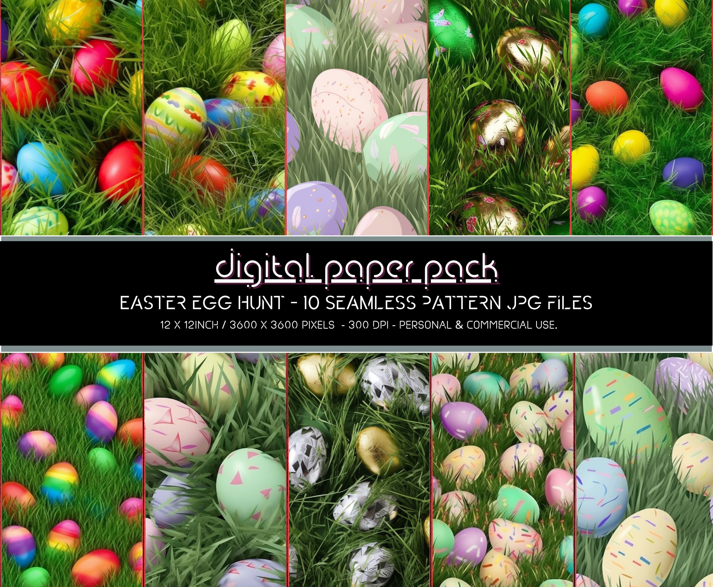 Green Raffia Grass Bundle for Easter Arts and Crafts Easter Eggs Basket  Filler 1/2 lb. Premium Bulk Easter Decorations
