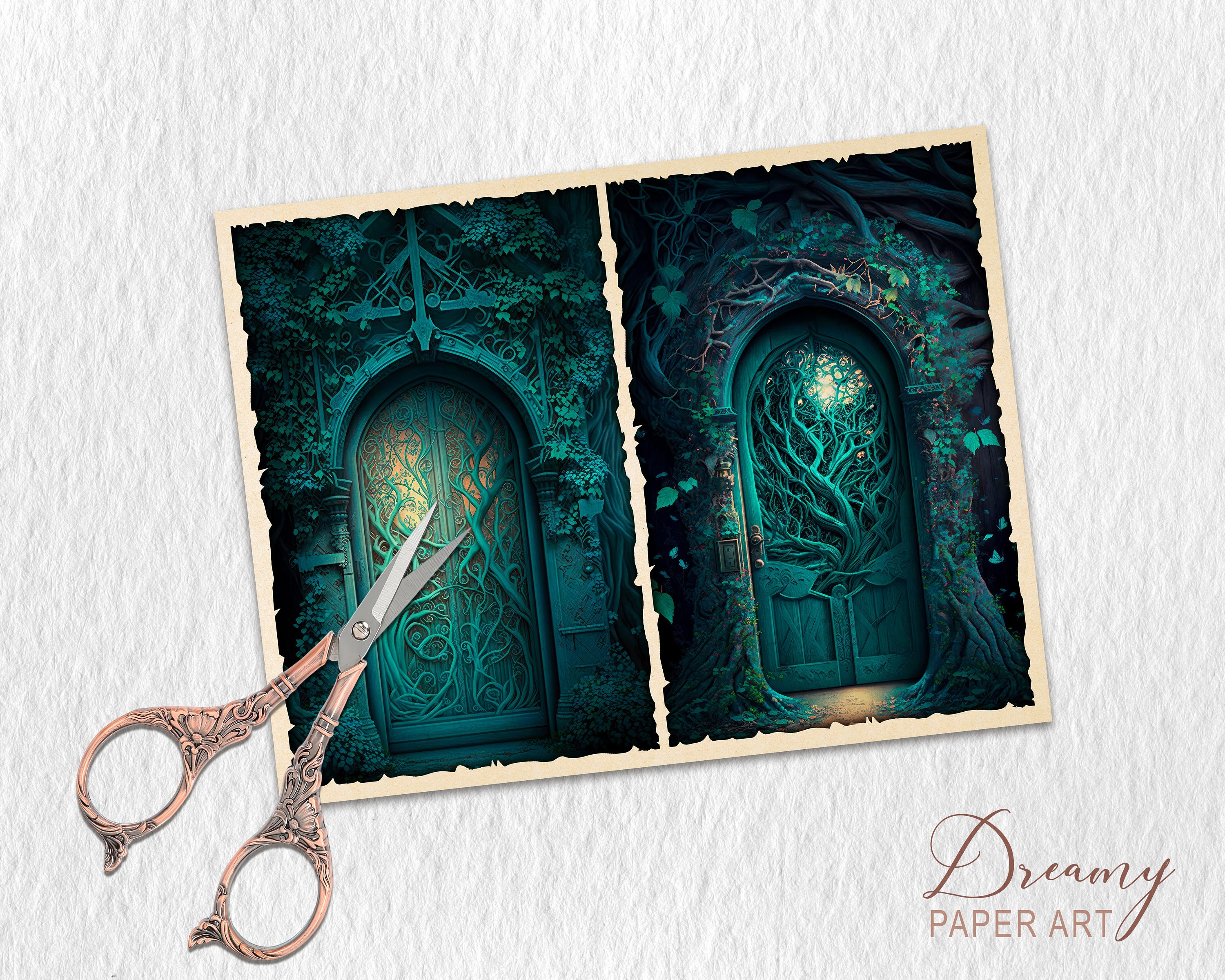 Magical Doors Junk Journal Kit: Fantasy Printable Pages (digital ...
