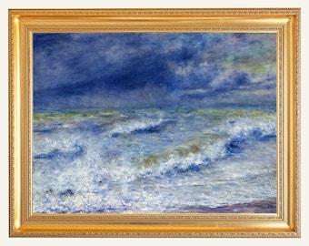 ピエール＝オーギュスト・ルノワール - 海景プリント | 海辺の風景画