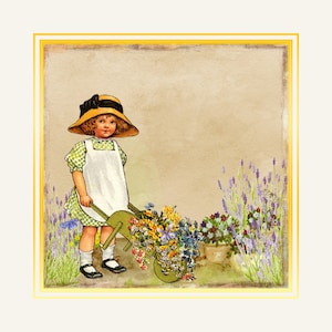Vintage Wall Art for Childs Bedroom, Unique Nursery Art Print, Digital Download Nostalgic Art Instant Download, Cute Wall Art for Nursery
