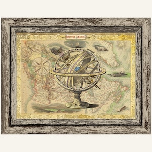 Exploration nautique vintage, cartes de navigation, impression d'art numérique idéale pour le journal indésirable, cartes de boussole maritime à l'ancienne pour le scrapbooking
