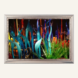 Decor Wall Art, Wall Decor Living Room Modern, Large Wall Art, Decor for Bedroom, Glass Wall Prints, Wall Hangings, Glass Art Sculpture