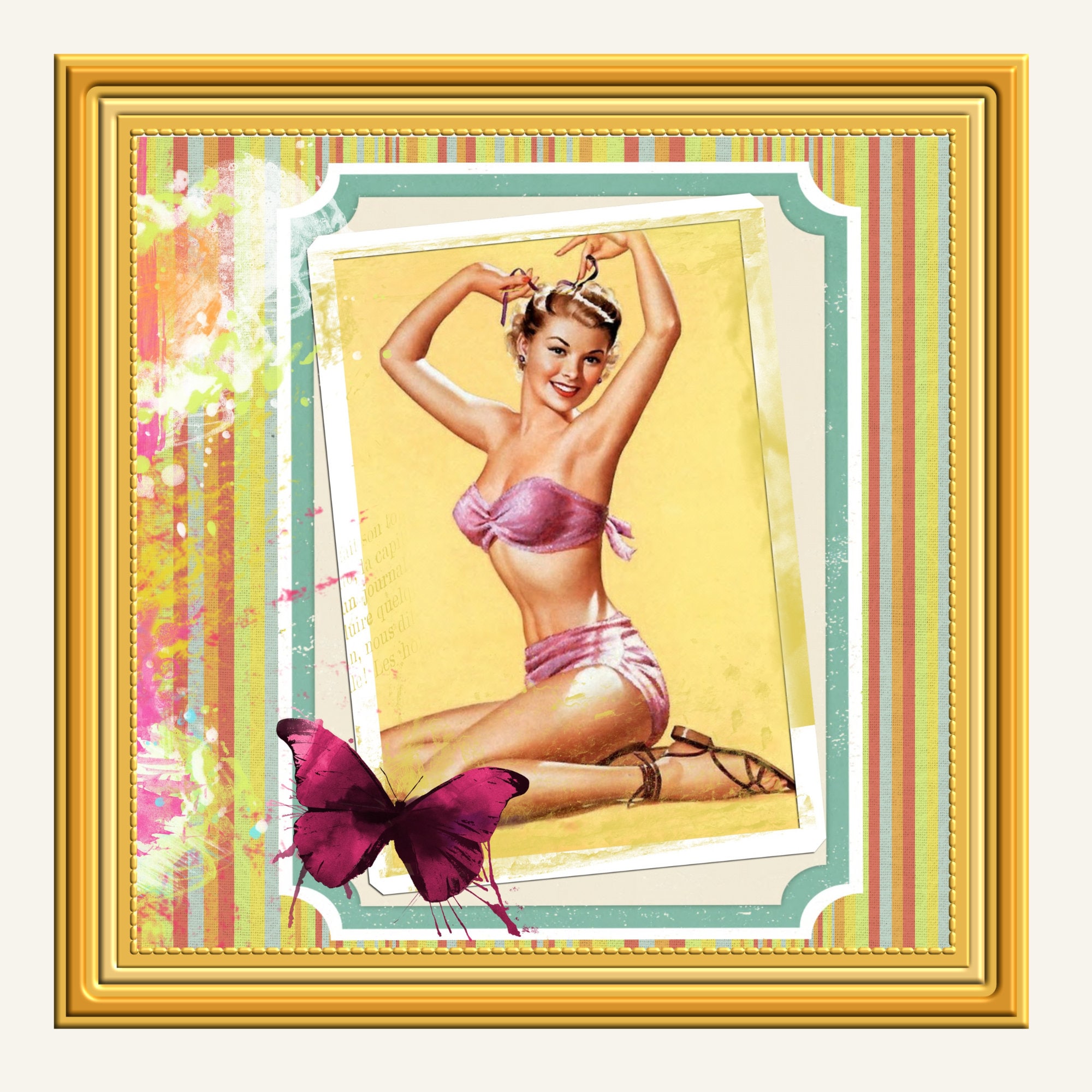 It's a Bikini World ビンテージポスター fit=scale-down,w=1200