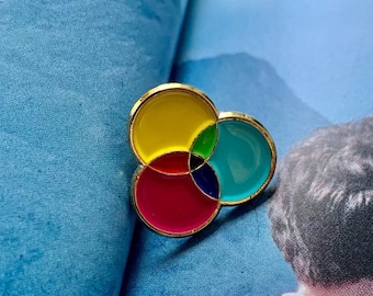 CMYK Enamel Pin
