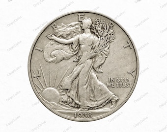 1938 D Walking Liberty Half Dollar All Years Available USA Restrike Commemorative Coin