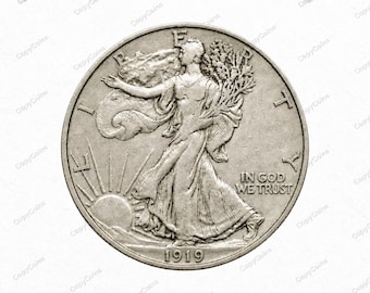 1919 S Walking Liberty Half Dollar All Years Available USA Restrike Commemorative Coin