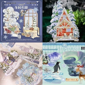 Winter Landscape and Scenery PET Tape Sample Loops