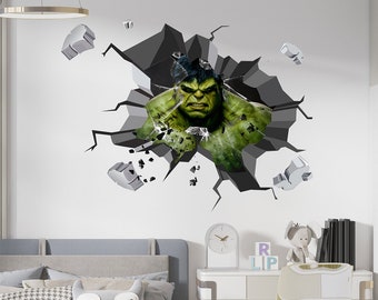 Superhero Children's Popular Characters Room Decorations Removable Wall Stickers Decal Home Decor Art Mural