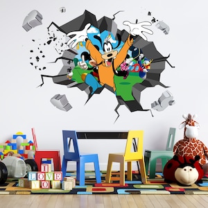 Crianças Personagens Populares Decorações de Quarto Adesivos de Parede Removíveis Decalque Decoração de Casa Arte Mural de Vinil MMS19