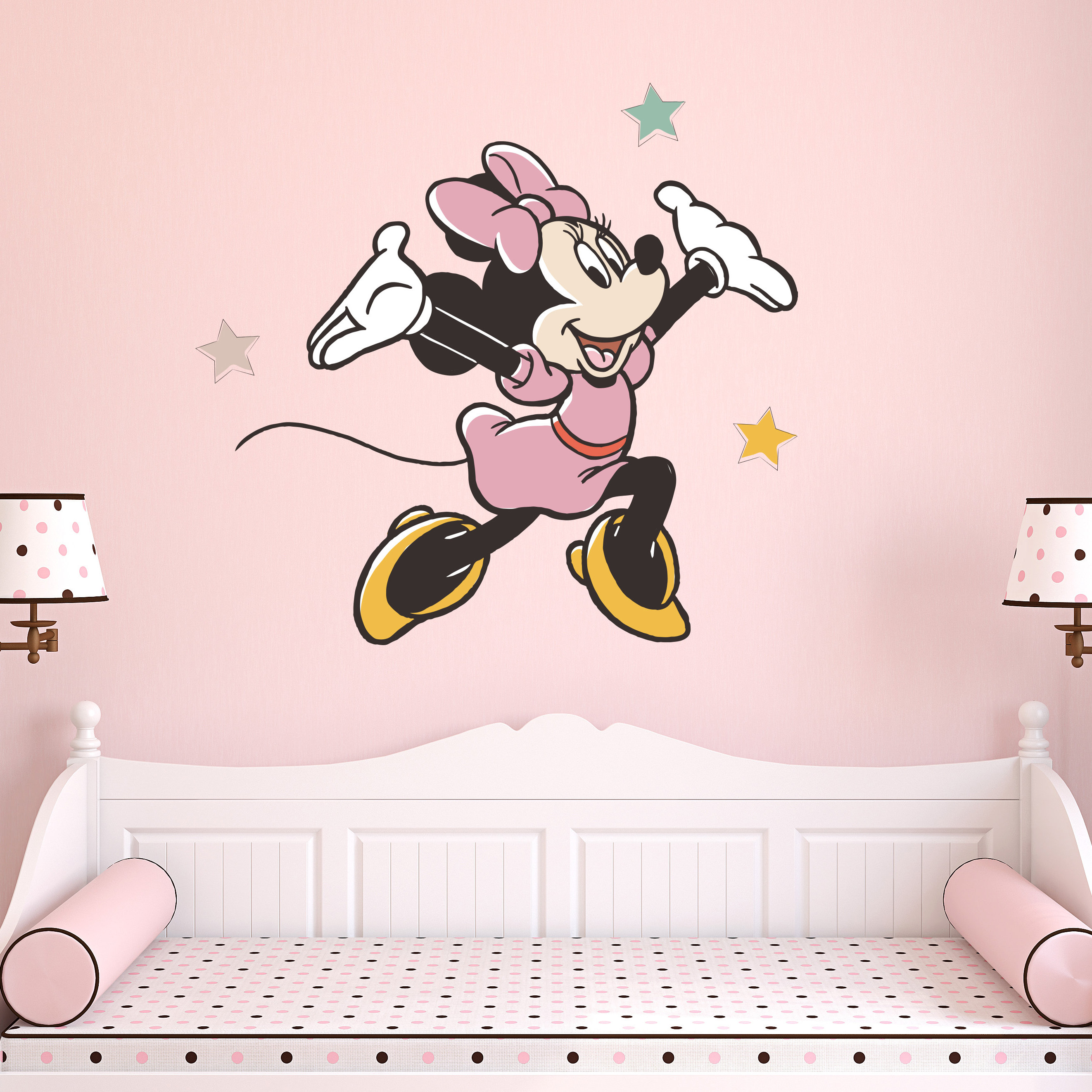 Wall decals of cartoon characters
