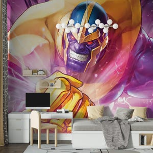 Kids Popular Characters Self-Adhesive Wallpaper Mural Home Wall Art Decor WP62