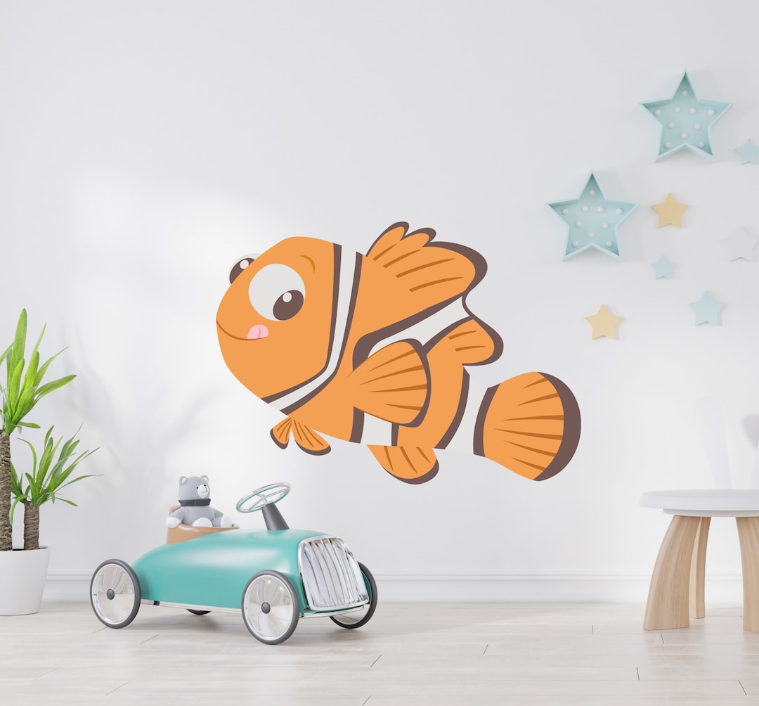 Nemo Wall Sticker Nemo Removable Repositionable Wall Sticker Vinyl Decal Home Decor Mural ...