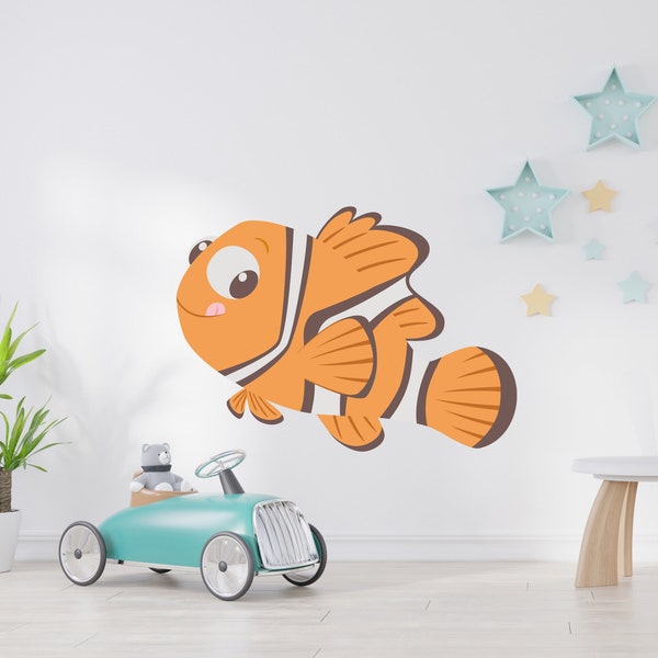 Nemo Removable Repositionable Wall Sticker Vinyl Decal Home Decor Mural Wall Art Kids Children Room Decor