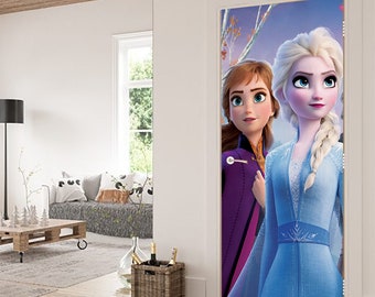 Princess Door Wallpaper Decal Kids Girls Room Wall/Door Art Decor D319