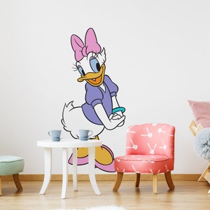 Adesivo da parete Disney Daisy Duck Adesivo da parete per cameretta dei bambini