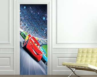 Kids Popular Characters Door Wallpaper Decal Kids Room Wall/Door Art Decor D25