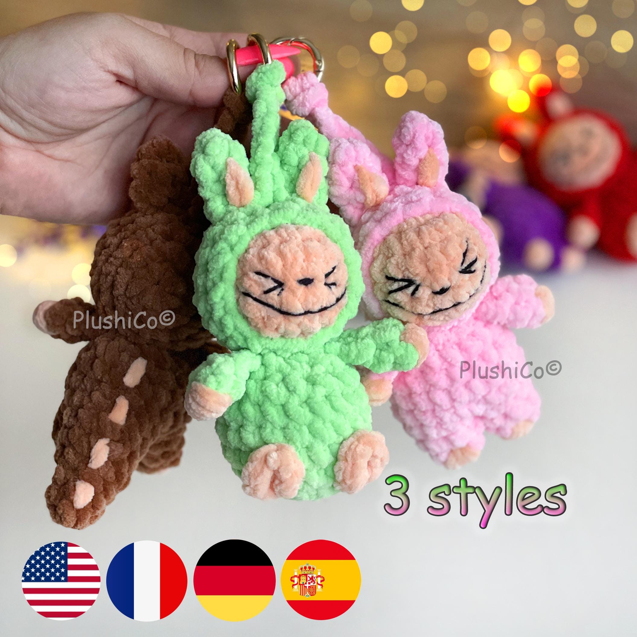 【早い者勝ち】ラブブ⭐︎第3世代バッグアクセサリーキーホルダー Labubu keychain - Etsy 日本