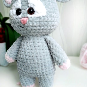 Mouse CROCHET PATTERN PDF, Amigurumi Plushie, Kawaii Creature, Plush Rat Stuffed Animal, Cute Baby Toy image 4