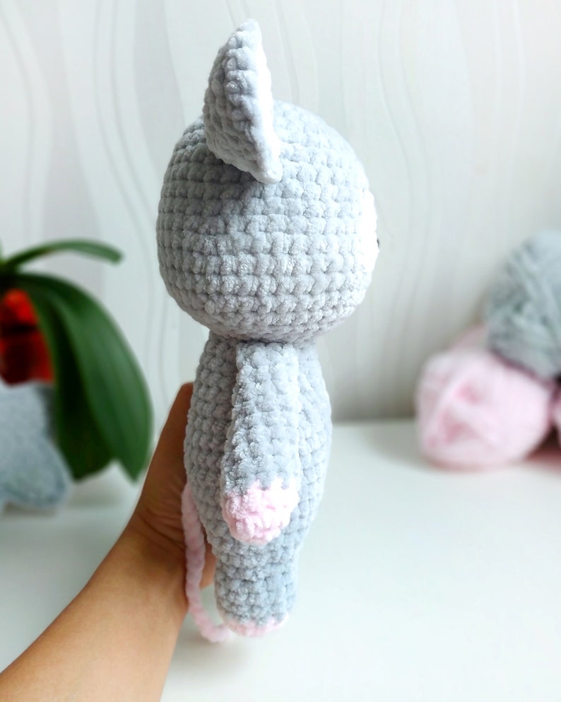 Mouse CROCHET PATTERN PDF, Amigurumi Plushie, Kawaii Creature, Plush Rat Stuffed Animal, Cute Baby Toy image 9