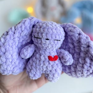 Easter Bunny CROCHET PATTERN, No Sew Amigurumi, Floppy Ears Rabbit Plushie, Snuggler Easy PDF image 15