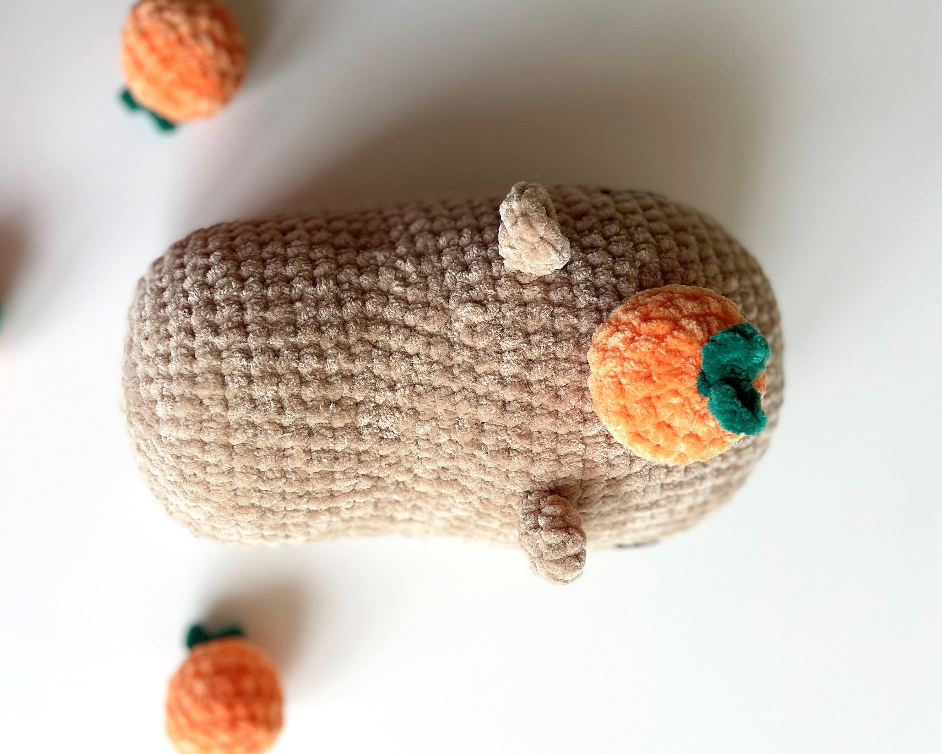 Capybara CROCHET PATTERN Amigurumi Guinea Pig Plushie Etsy