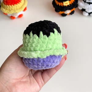 Halloween Gnome Crochet Pattern, No-Sew Mini Amigurumi 8-in-1 Bundle image 17