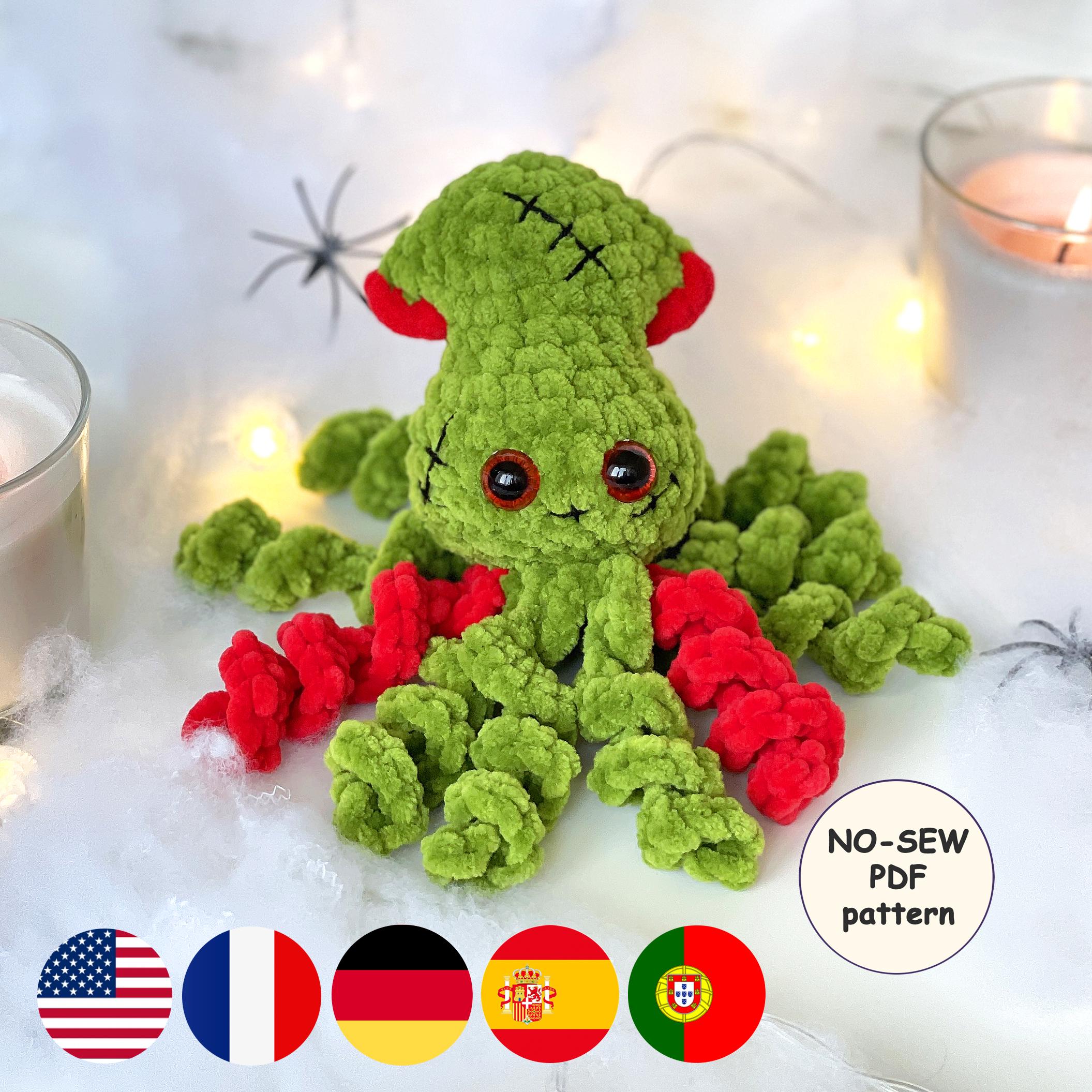 31 Squid Crochet Patterns for Ocean-Loving Crafters 27 Zombie Squid Crochet