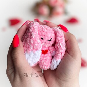 Easter Bunny CROCHET PATTERN, No Sew Amigurumi, Floppy Ears Rabbit Plushie, Snuggler Easy PDF image 11