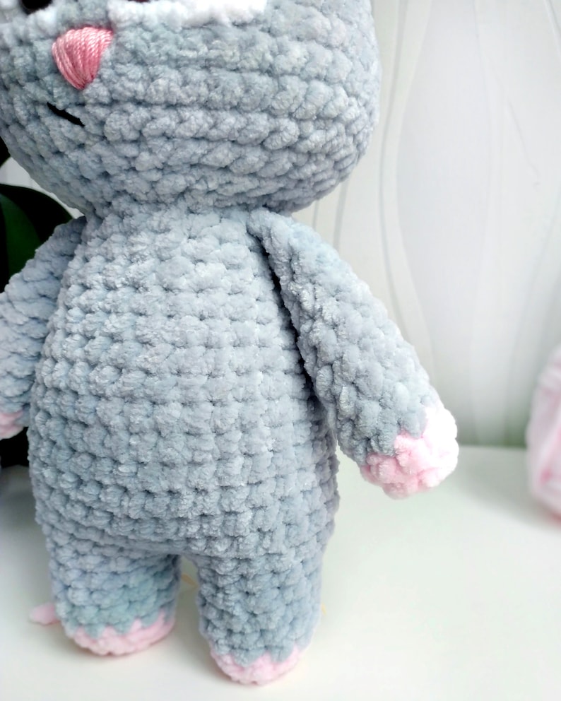 Mouse CROCHET PATTERN PDF, Amigurumi Plushie, Kawaii Creature, Plush Rat Stuffed Animal, Cute Baby Toy image 5