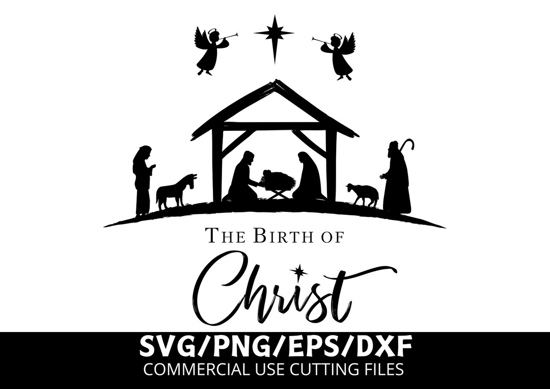 Nativity SVG / Cut File / Cricut / Commercial Use / Nativity - Etsy