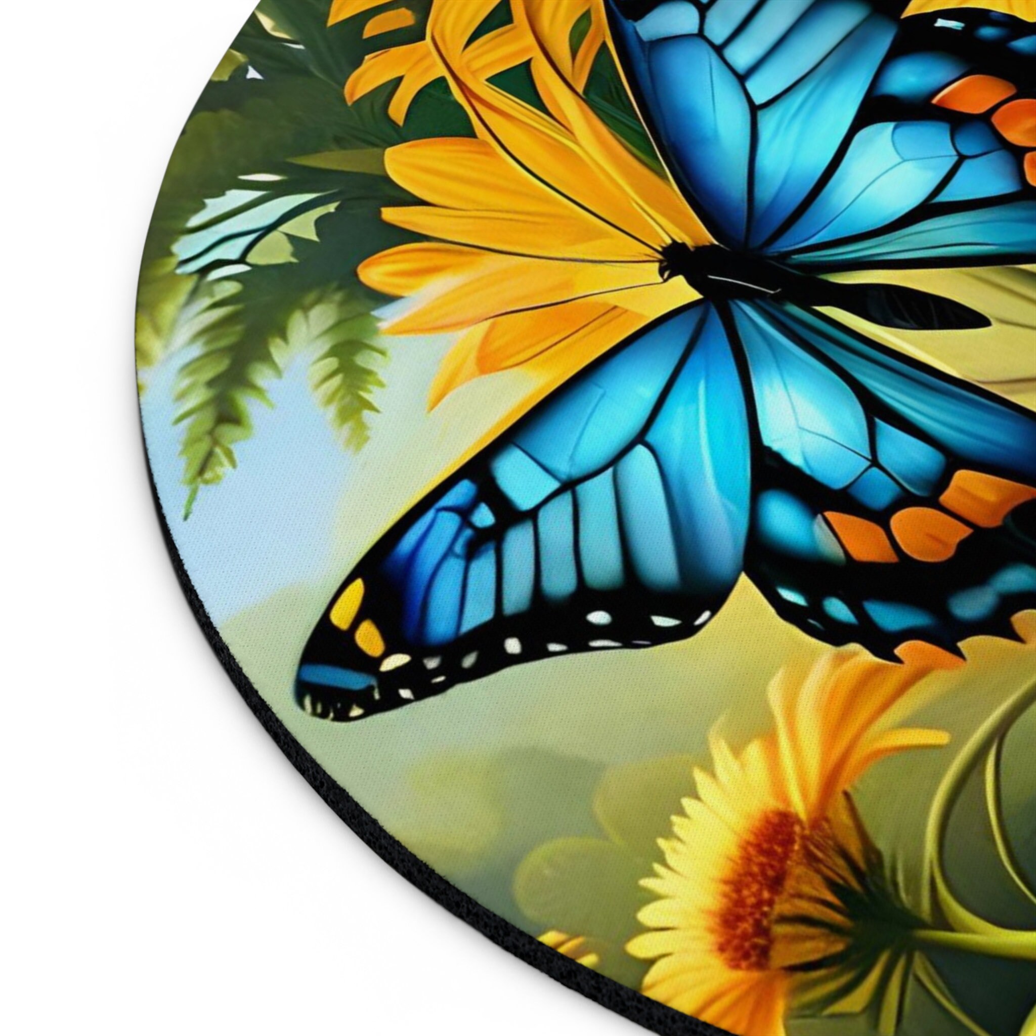 Butterfly Mouse Pad Butterfly Desk Accessories Butterfly Etsy