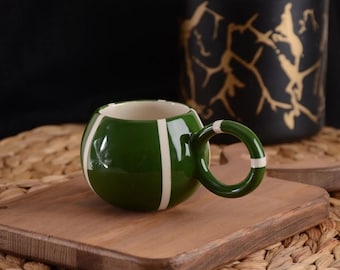 180-200 ml |handmade coffee mug, huge mug, handmade unique mothers day gift,cute aesthetic ceramic mug, gift for her, ily ceramic mug