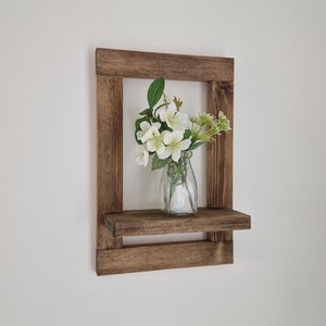 Zeitgenössische rustikale Regale, Wandbehang, rustikale Wanddekoration, neues Wohngeschenk.
