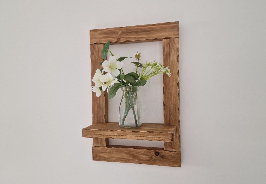 Picture of Rustic Shelves, Wall Hanging, Rustic Wall Decor, New Home Gift. - Etsy