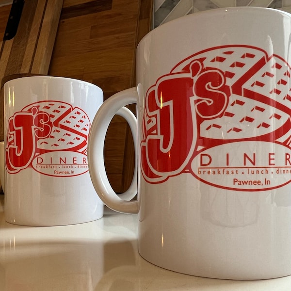 JJ’s Diner / Parks & Rec / Leslie Knope 15oz coffee mug