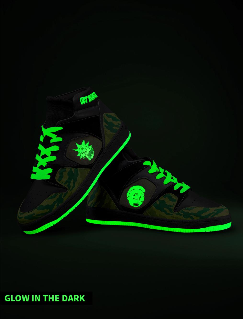 Rick and Morty Aw Geez OG Sneakers for Men Premium Official Merch Etsy UK
