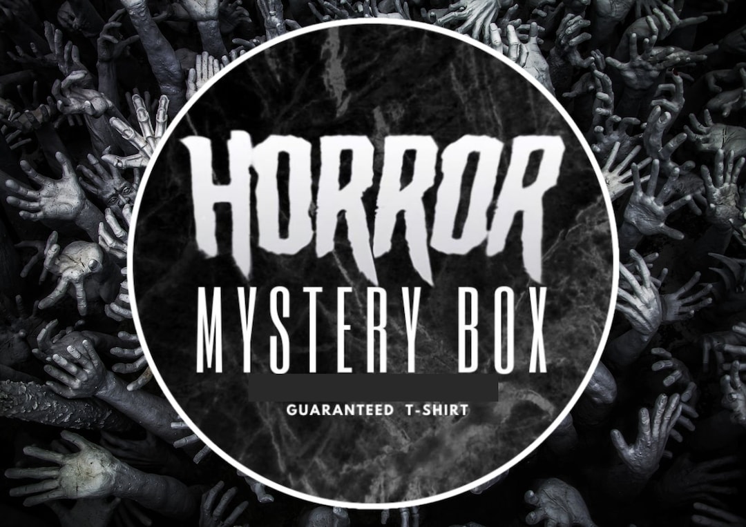 HORROR MYSTERY BOX includes T Shirt - Etsy