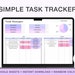 Google Sheets Task Tracker: Digital To-do List, Productivity Planner ...