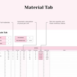 An image showcasing the Etsy Calculator. This digital product helps you calculate your costs and profitability for Etsy selling, providing a convenient tool tailored to the specific fees and considerations of the Etsy marketplace.