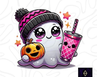 Cute ghost png, Halloween png, coffee png, bougie png, bougie ghost, here for the boos, sticker png, mug png, Trending png, pod, dtf, png