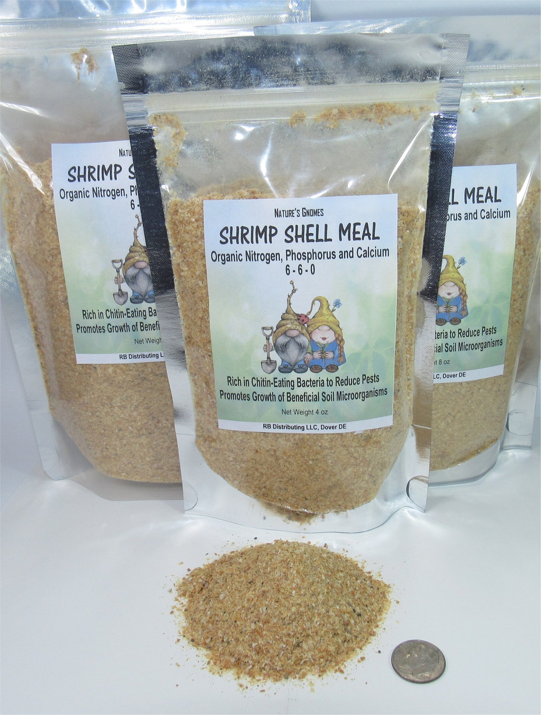 Organic SHRIMP SHELL MEAL for Strong Plant Development Fertilizer