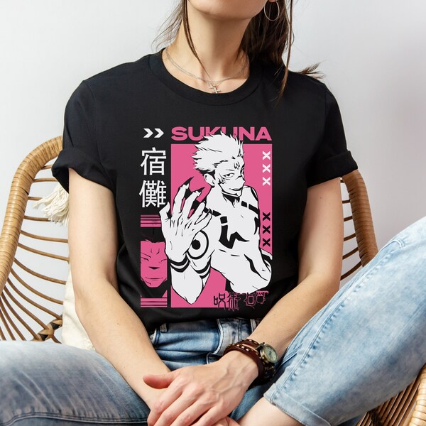 Sukuna anime shirts | Anime gifts | Satoru jujutsu shirt | itadori | Sukuna Gift for Anime Fan