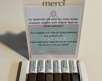 Prezent pożegnalny dla nauczycieli I 20 Merci banderoles do pobrania I Prezent DIY I CYFROWY I Oryginalny prezent I