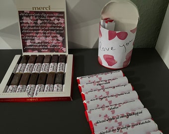 Kocham Cię banderole I 20 banderoli Merci i 10 banderoli Duplo do pobrania I Prezent DIY I Oryginalny prezent I Walentynki I Rocznica