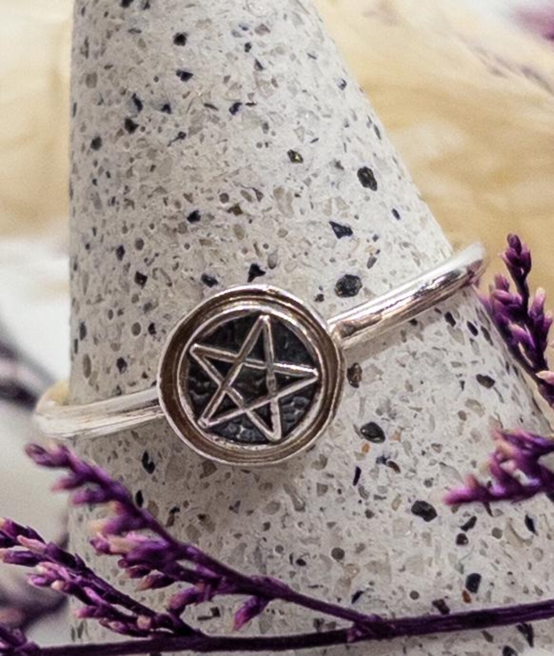 Stacking Rings Symbol Sterling Silver Symbol Stacking Rings - Etsy