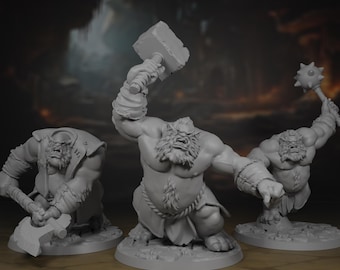 Bugbear Warriors Miniature Pack: Goblinoid Encounter do DnD, Pathfinder i innych gier RPG